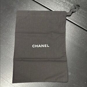 Chanel Black Signature Dust Bag
